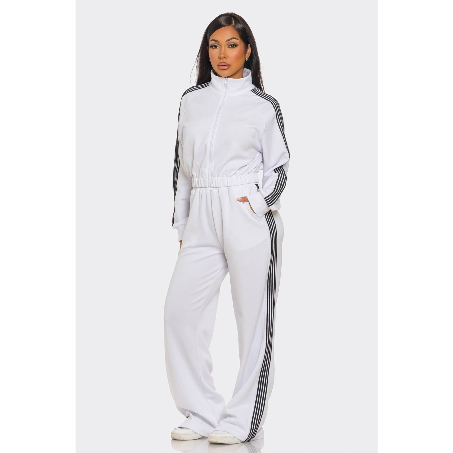 Striped 2pc Track Suit