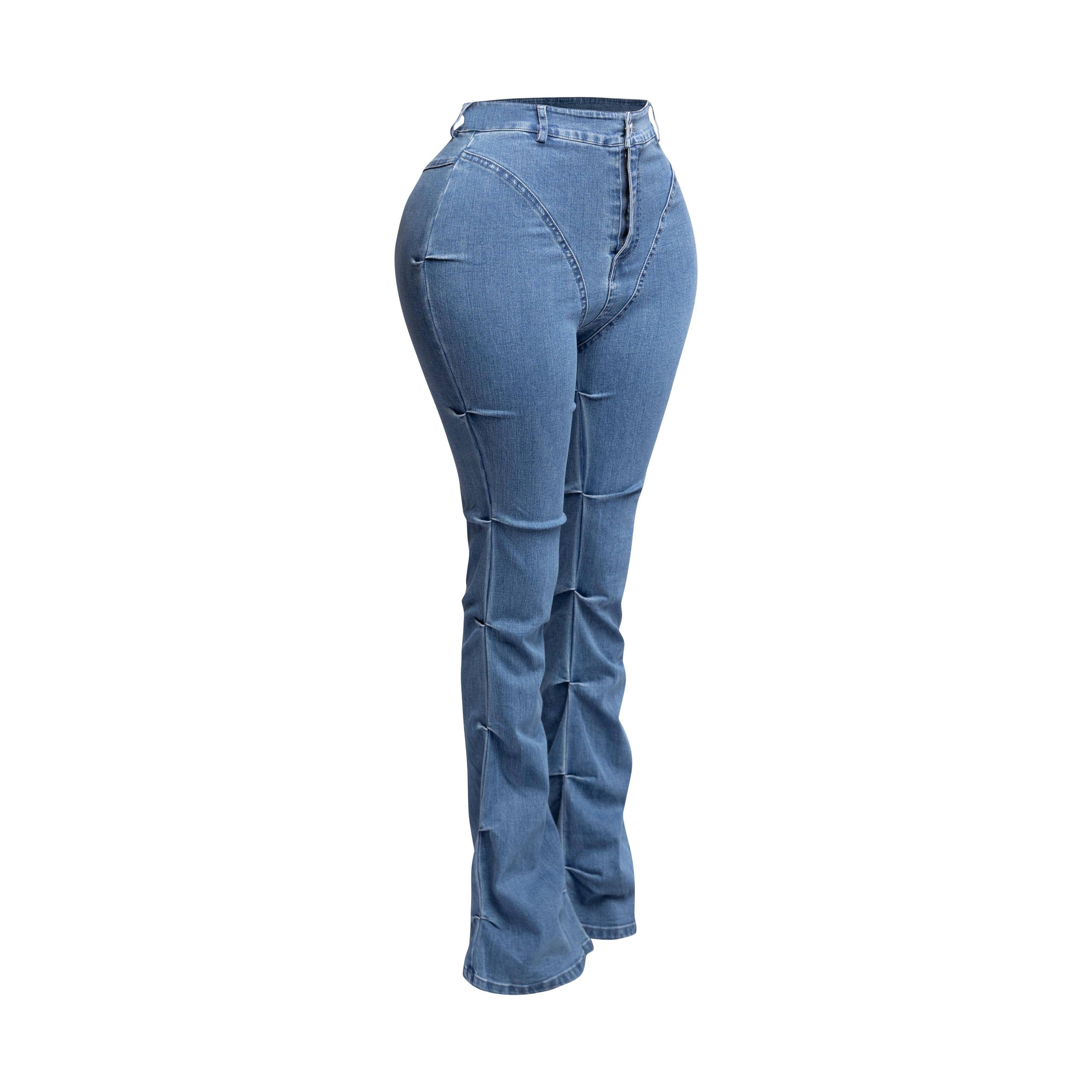 Stacked Denim Jeans