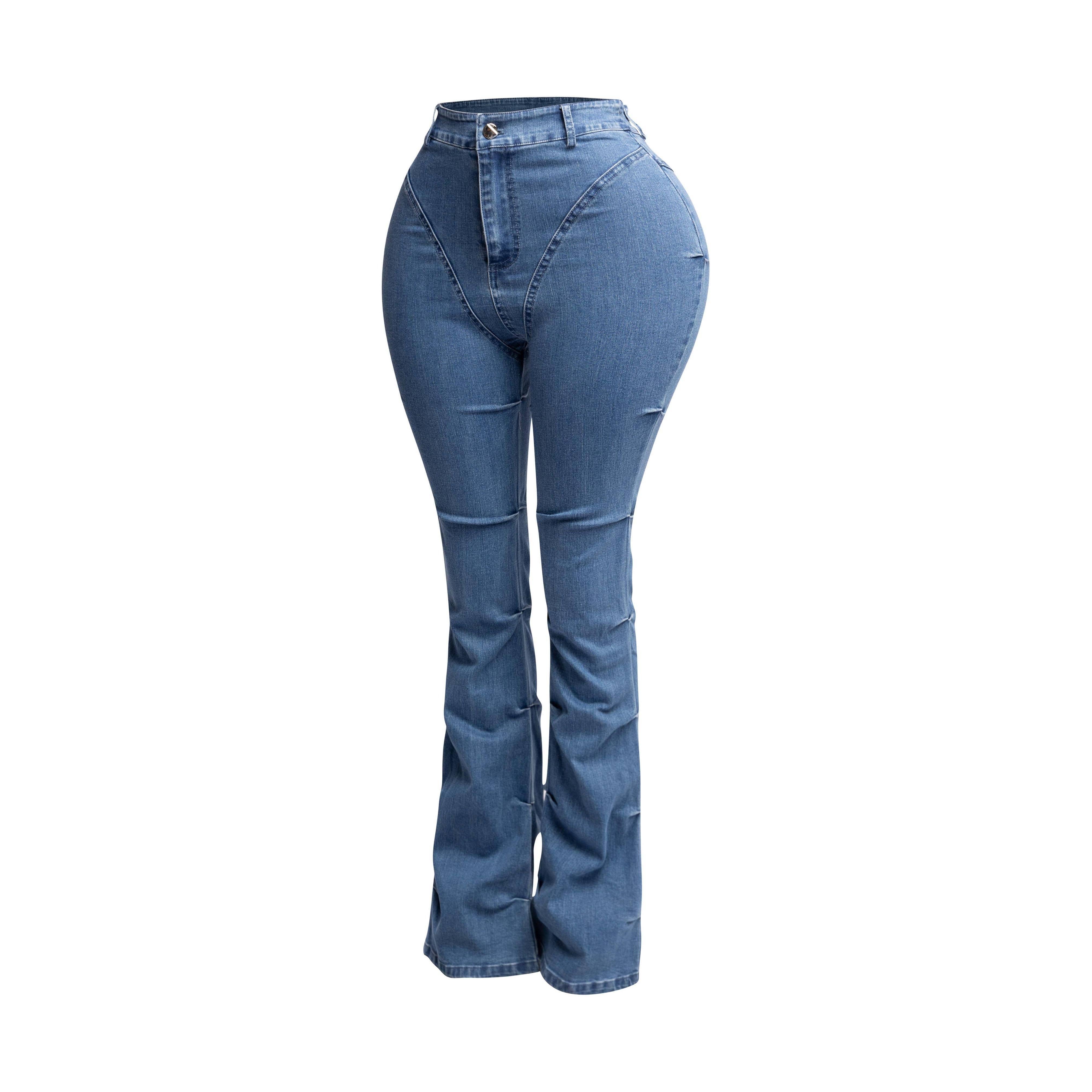 Stacked Denim Jeans