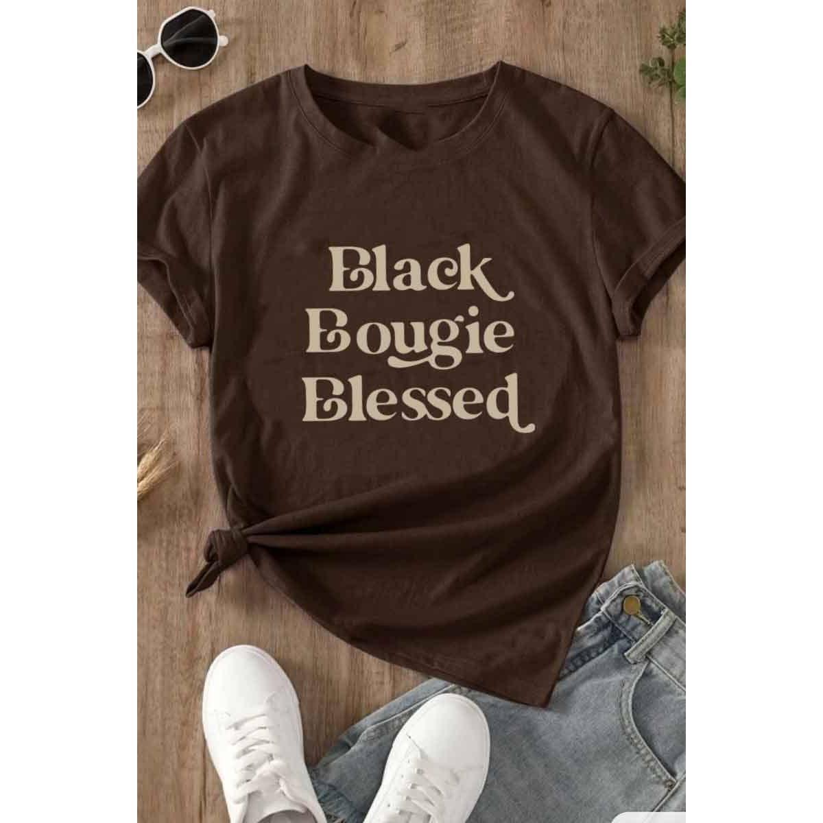 Black Bougie Blessed Women’s Graphic Tee