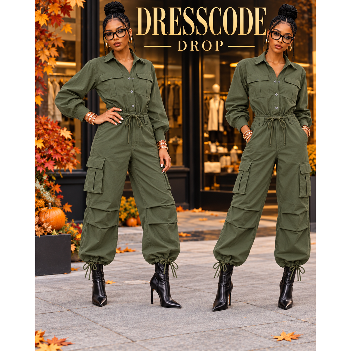 Going Everywhere Cargo Jumpsuit