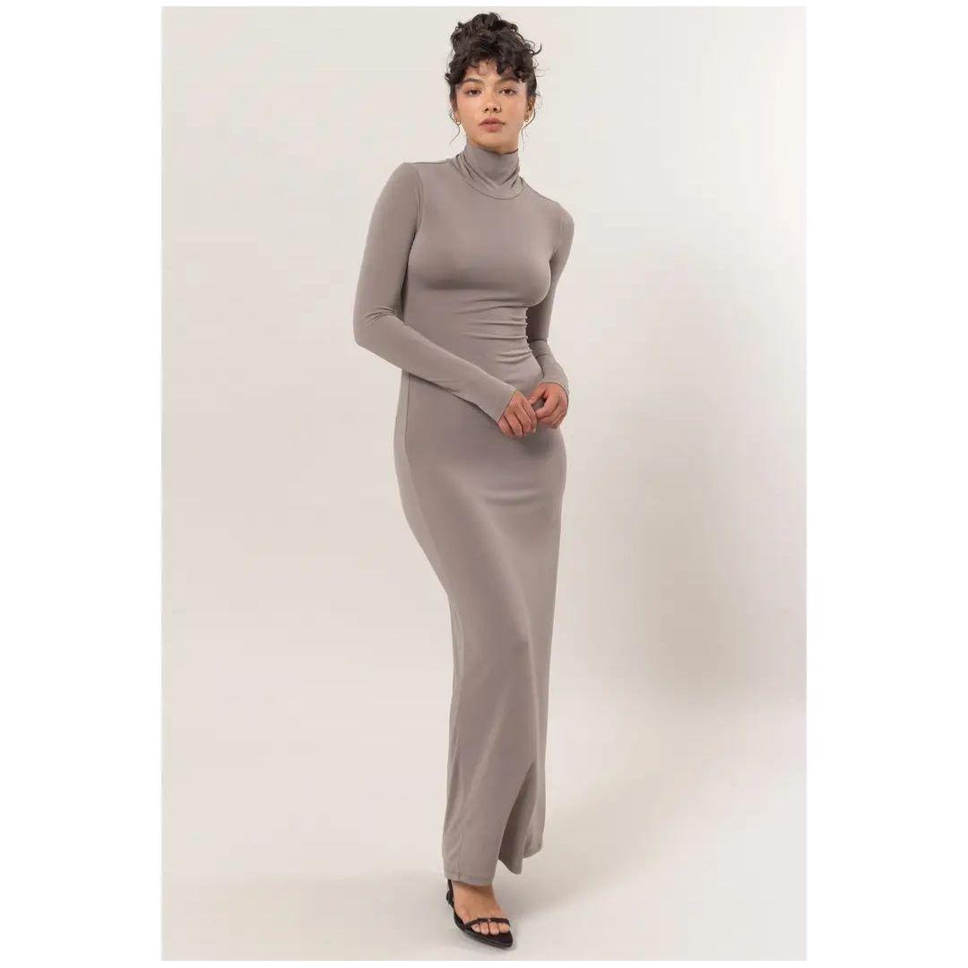 Turtleneck Bodycon Dress - view 4