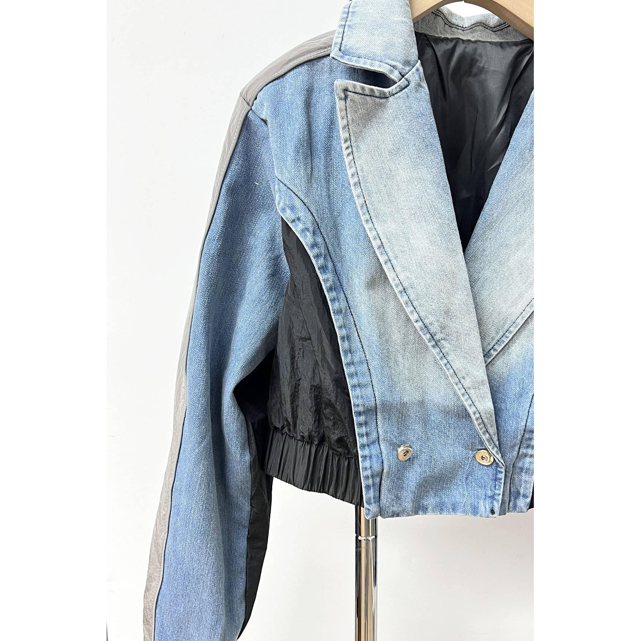 Double Breasted Denim Jacket