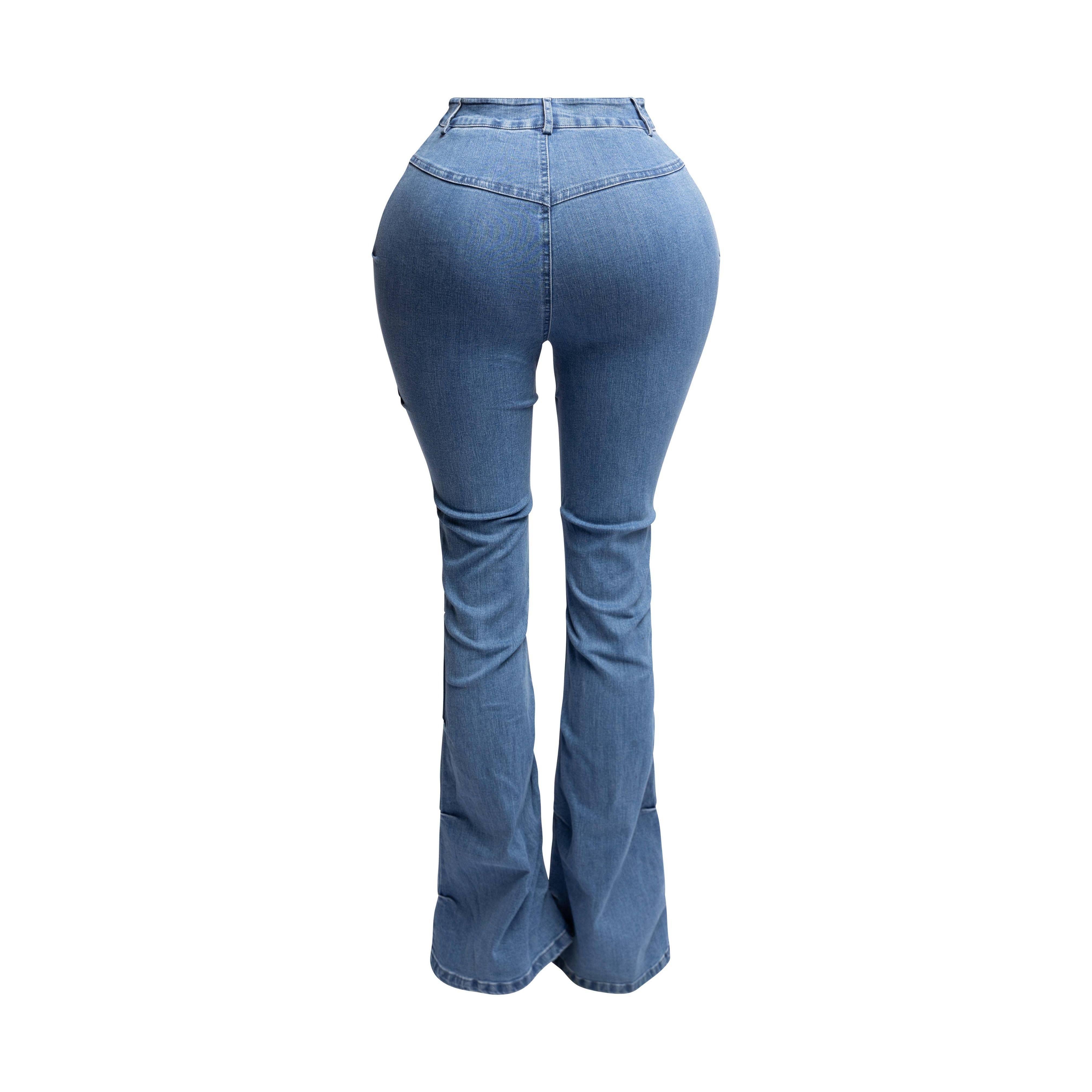 Stacked Denim Jeans