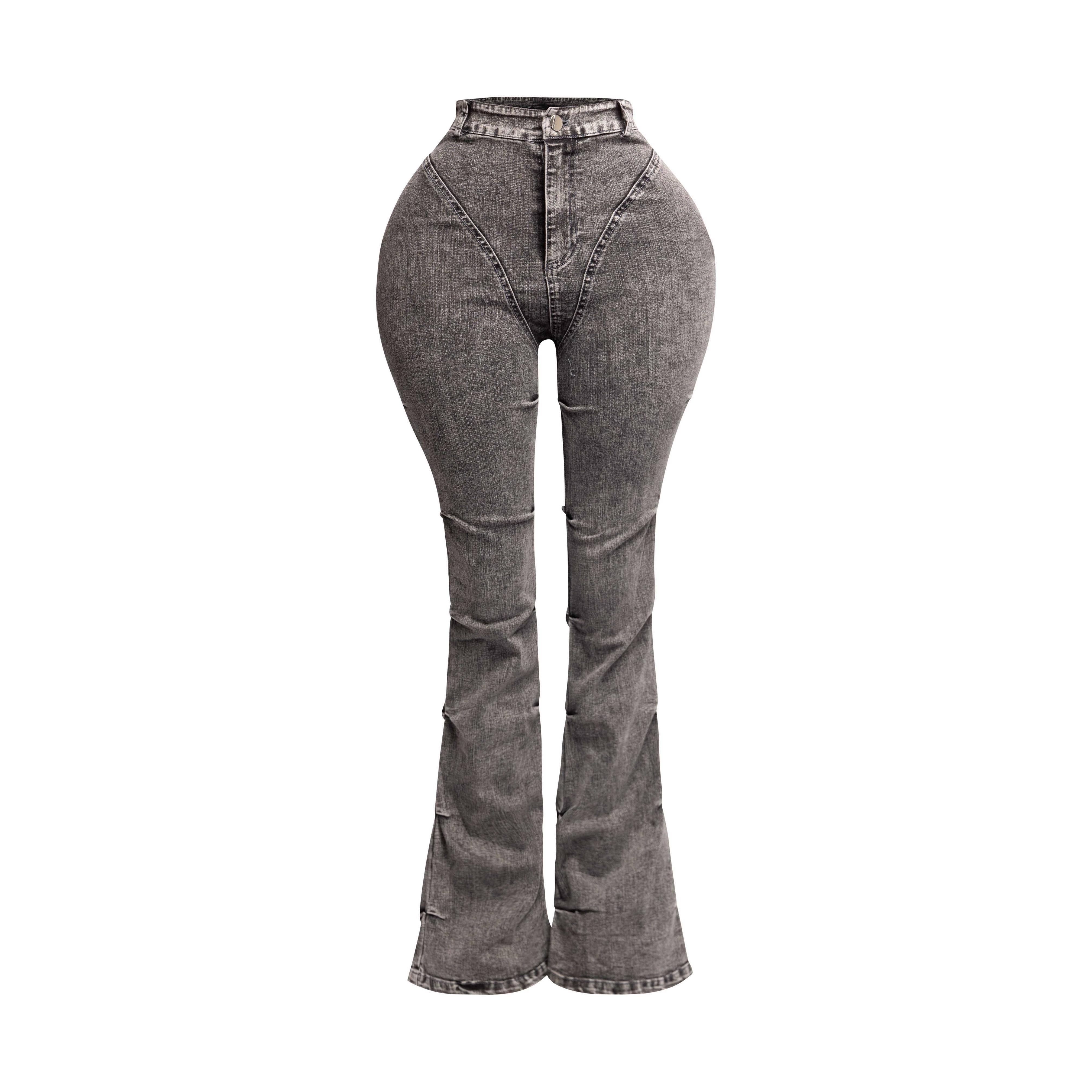 Stacked Denim Jeans