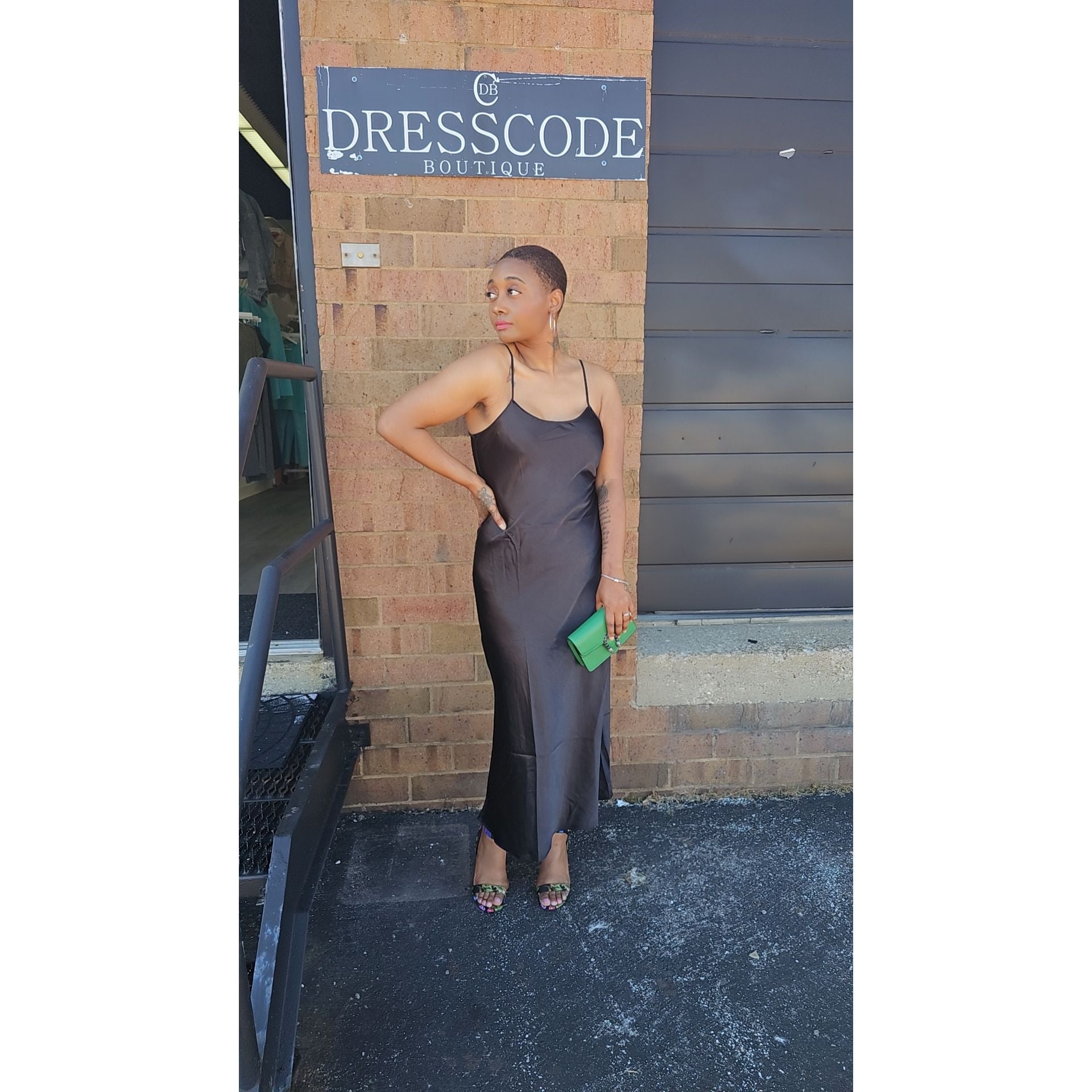 Satin Maxi Slip Dress