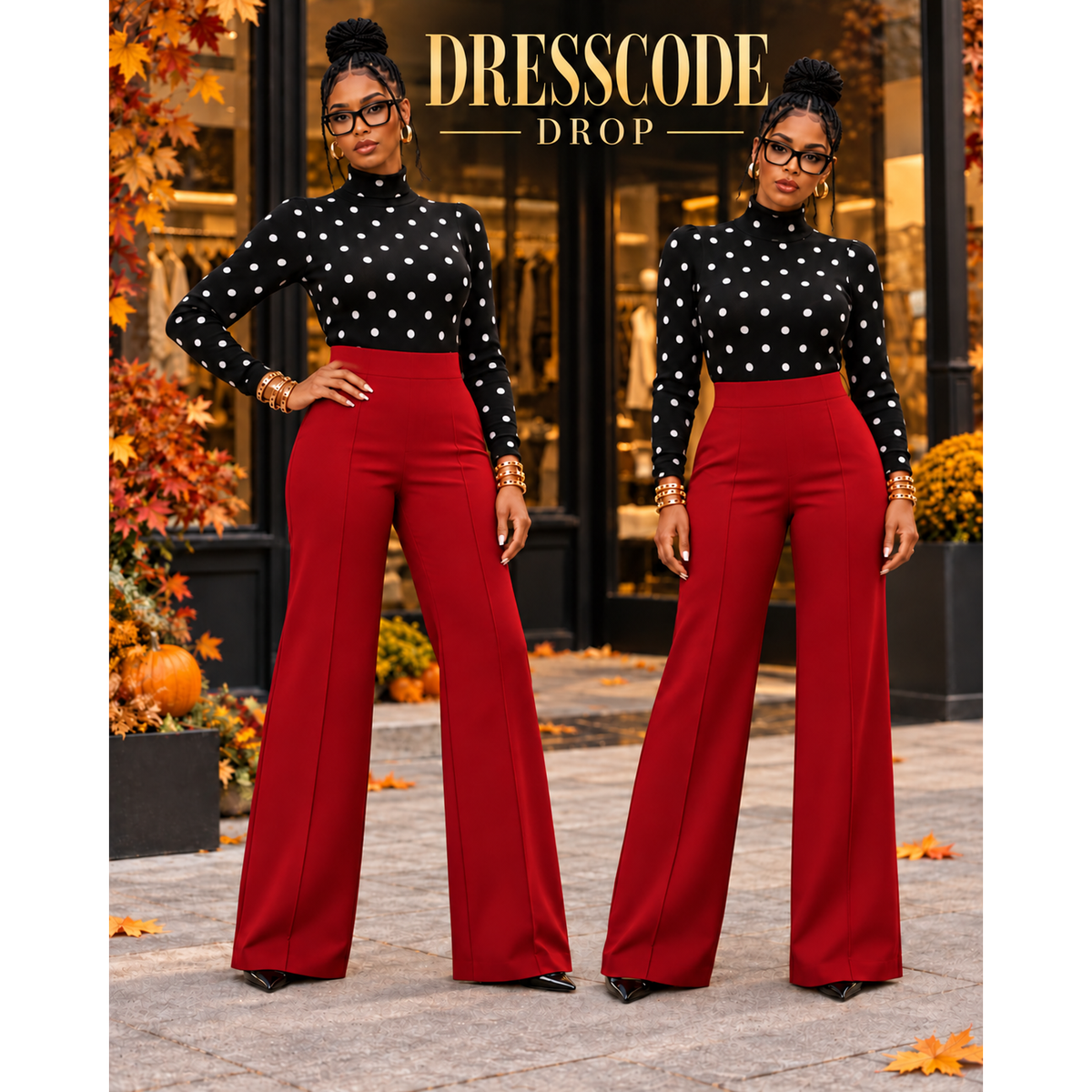 High Waist Wide Leg Pant - view 4