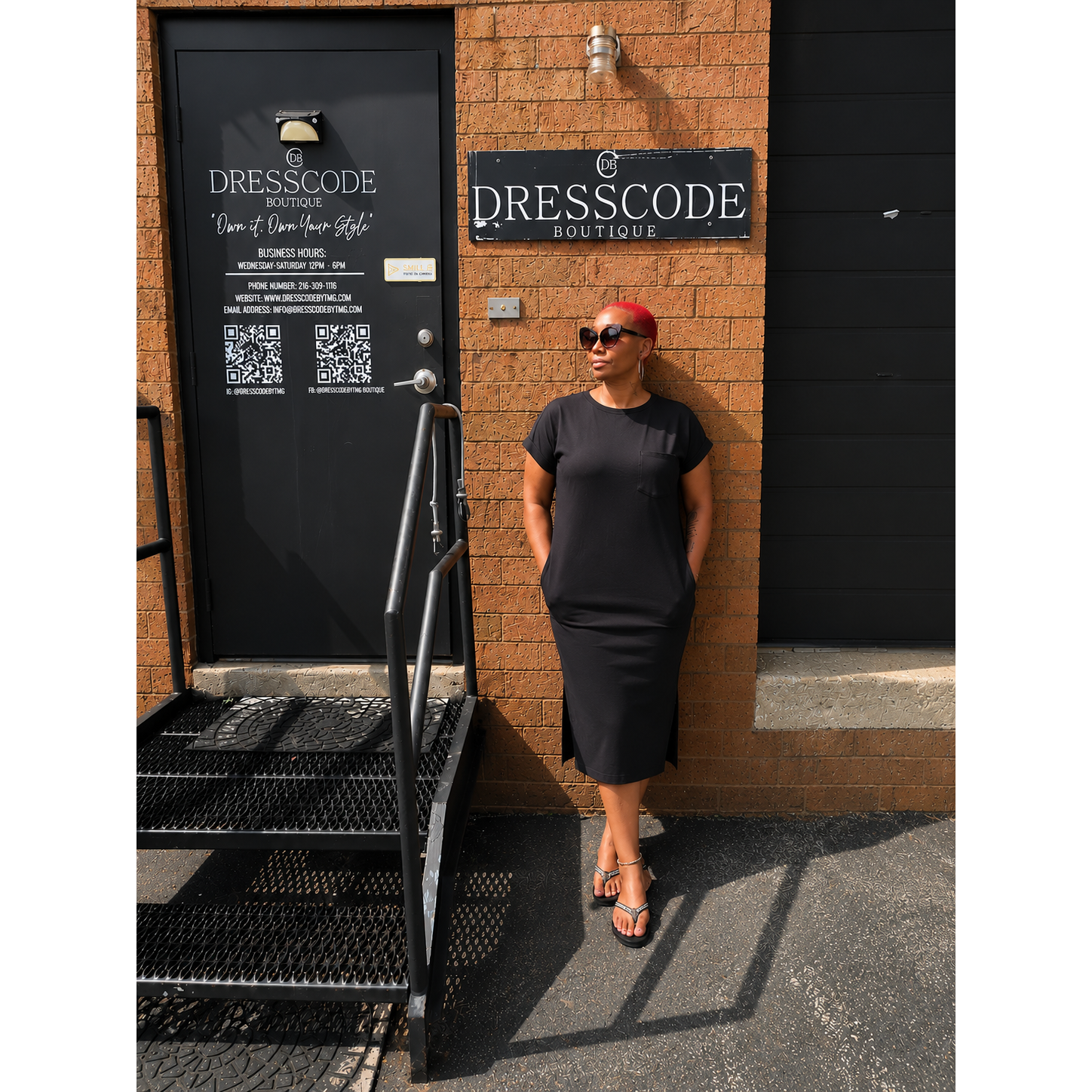 Soft Stretch Midi Dress