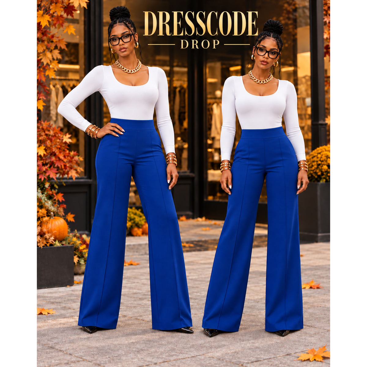 High Waist Wide Leg Pant - view 2