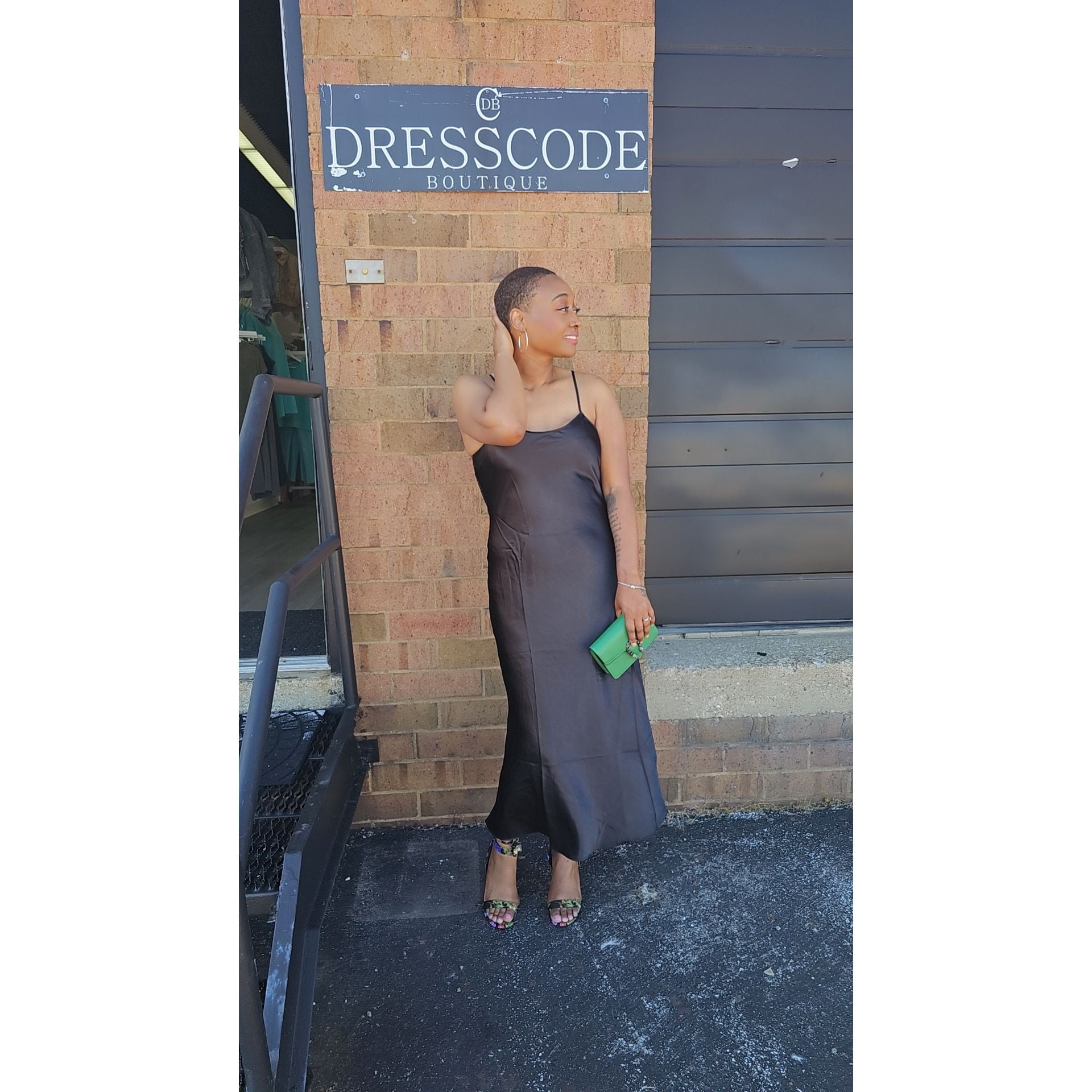 Satin Maxi Slip Dress