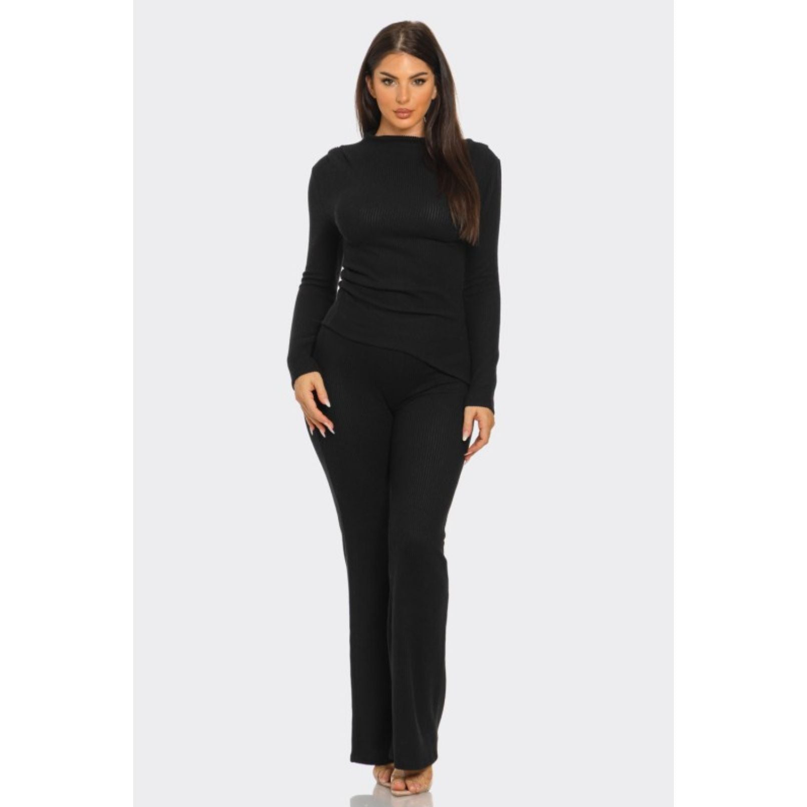 Ruched Top and Pant Set