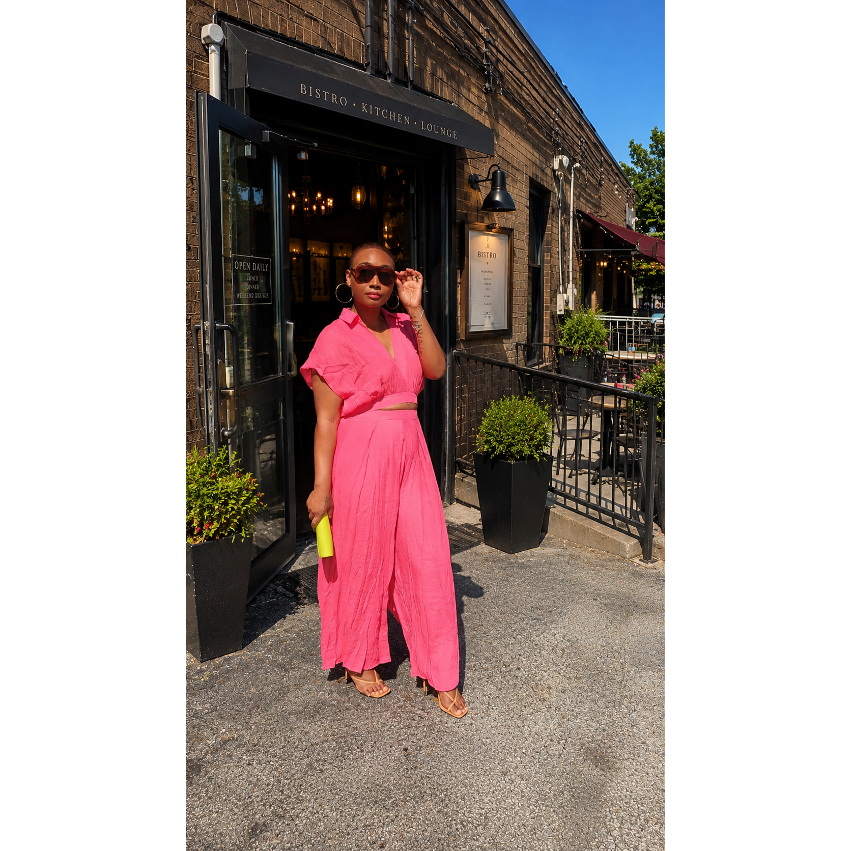 Easy Breezy Top & Wide-Leg Pants Set