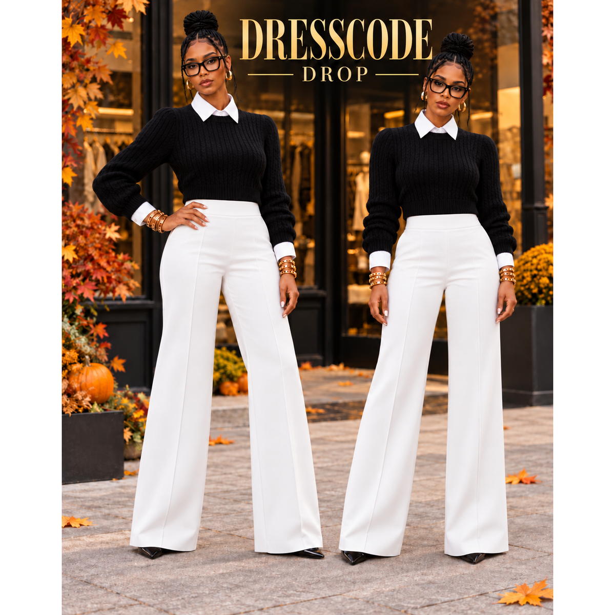 High Waist Wide Leg Pant - view 3