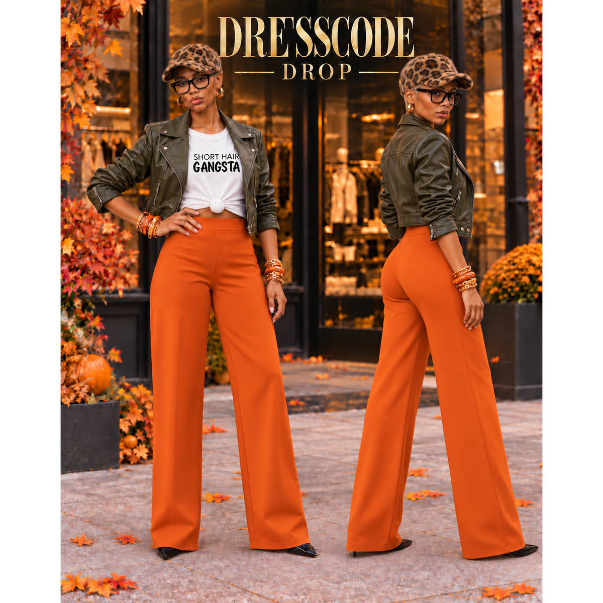 High Waist Wide Leg Pant - view 5