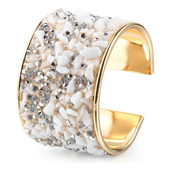 Vintage Crystal Mosaic Cuffs