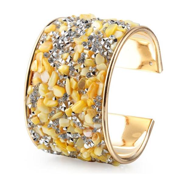 Vintage Crystal Mosaic Cuffs