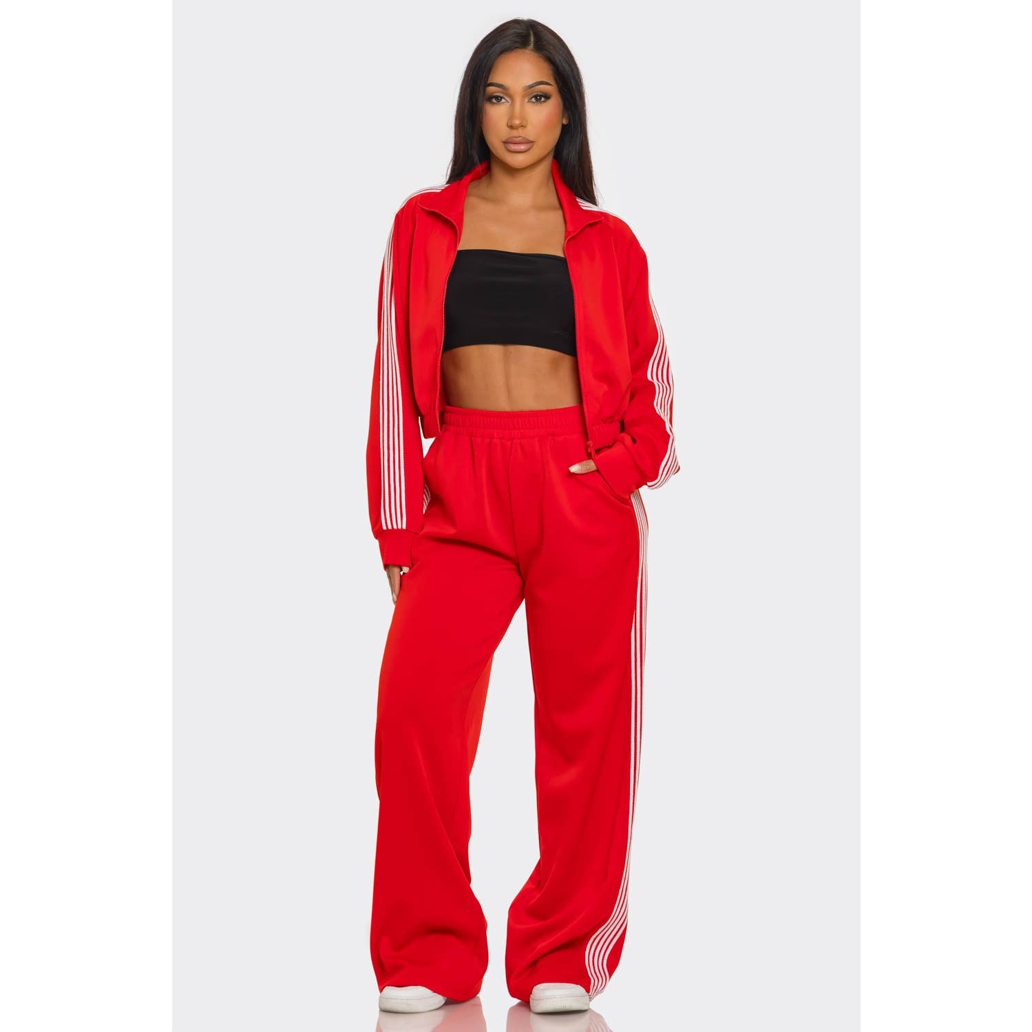 Striped 2pc Track Suit