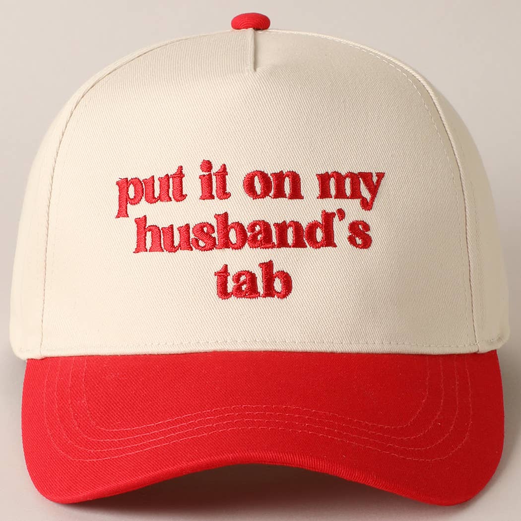 Hubby's Tab Baseball Cap