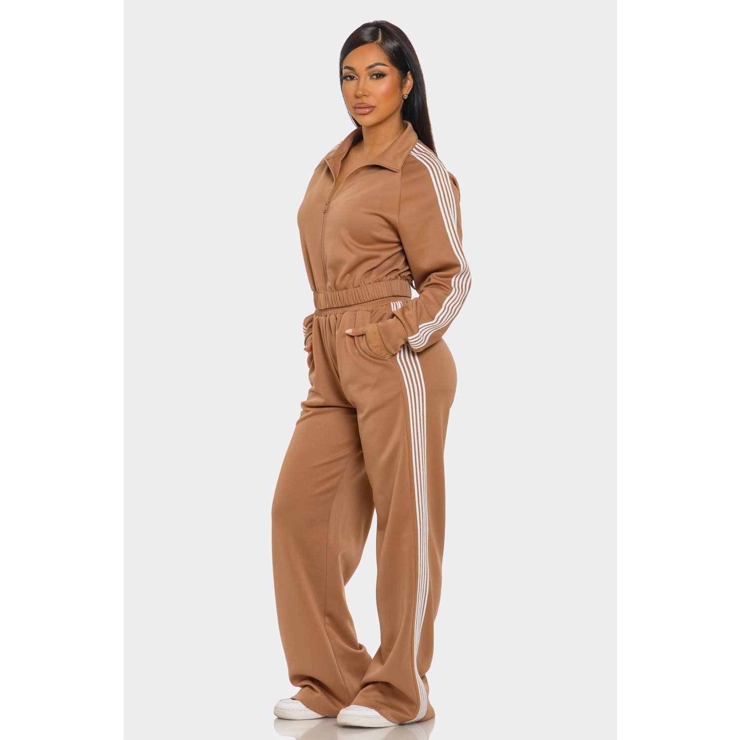 Striped 2pc Track Suit