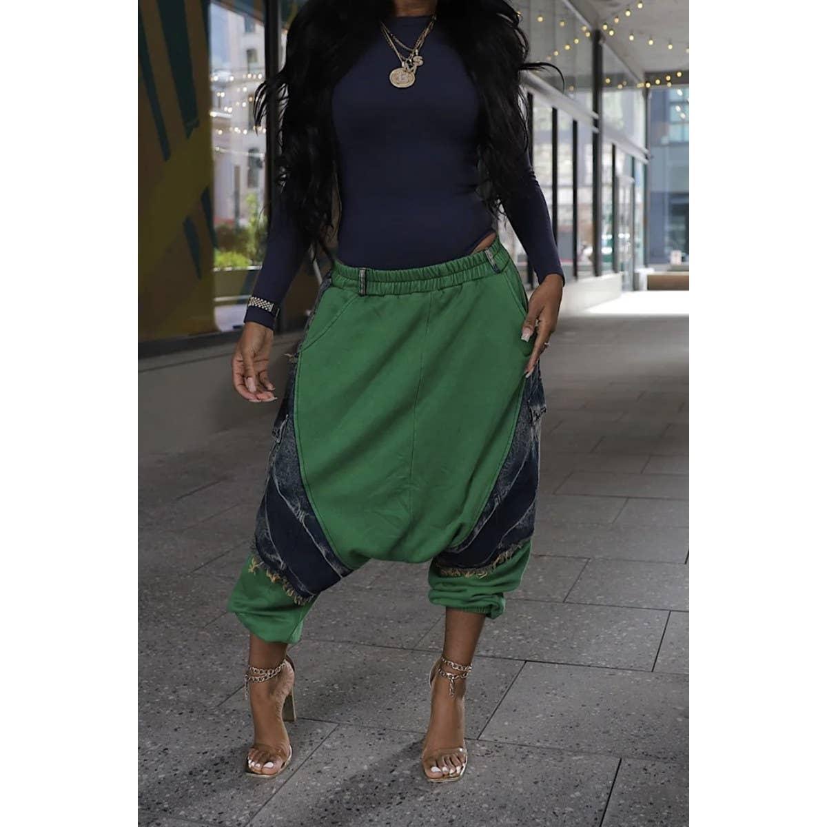 City Edge Patchwork Joggers