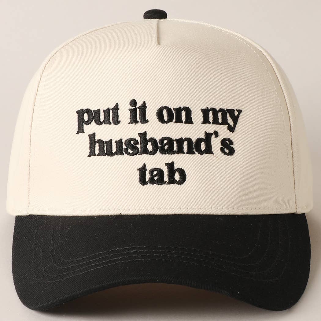Hubby's Tab Baseball Cap