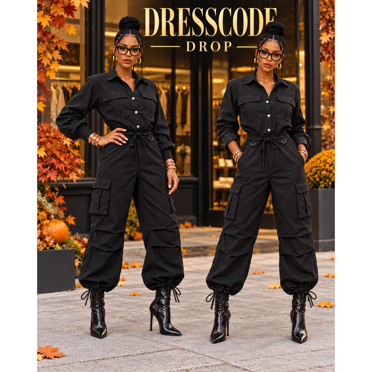 Going Everywhere Cargo Jumpsuit - view 3