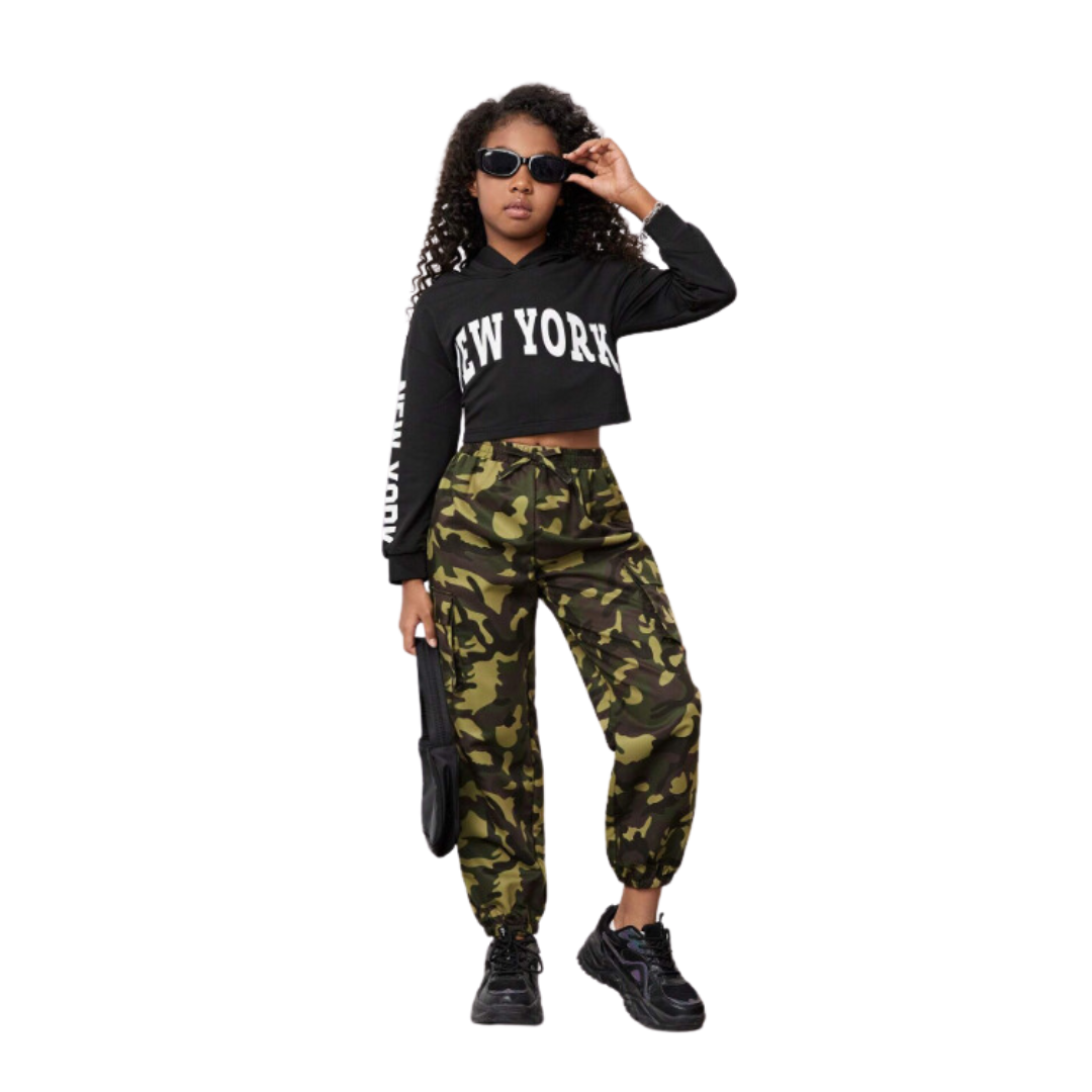 Kids Camo Cargo Joggers from Ashton's Corner kids at DRESSCODE