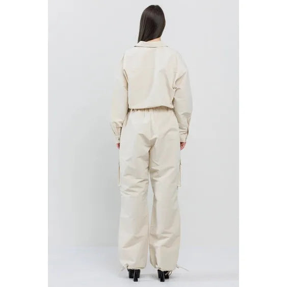 Going Everywhere Cargo Jumpsuit