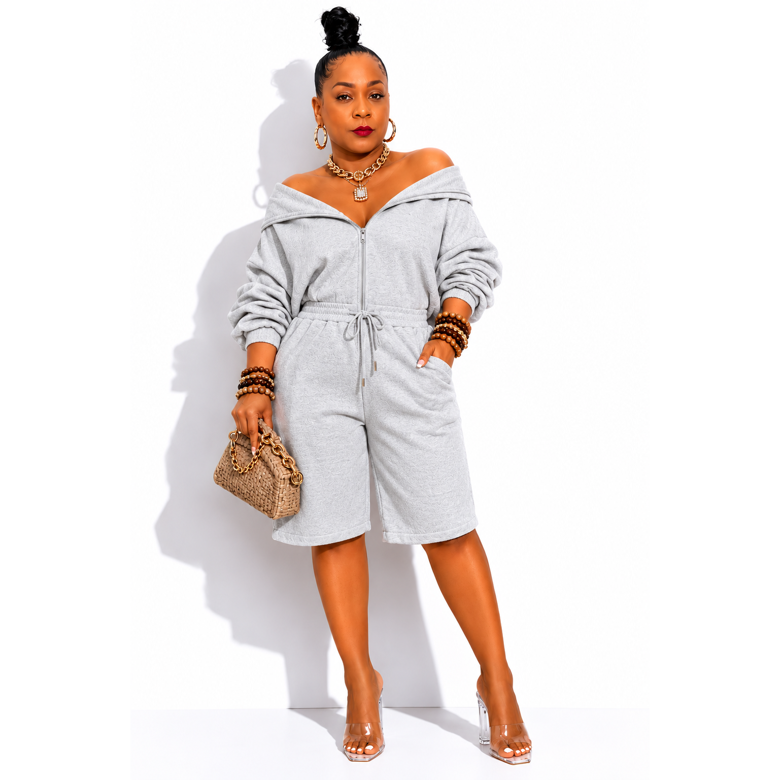 Hoodie & Short Set