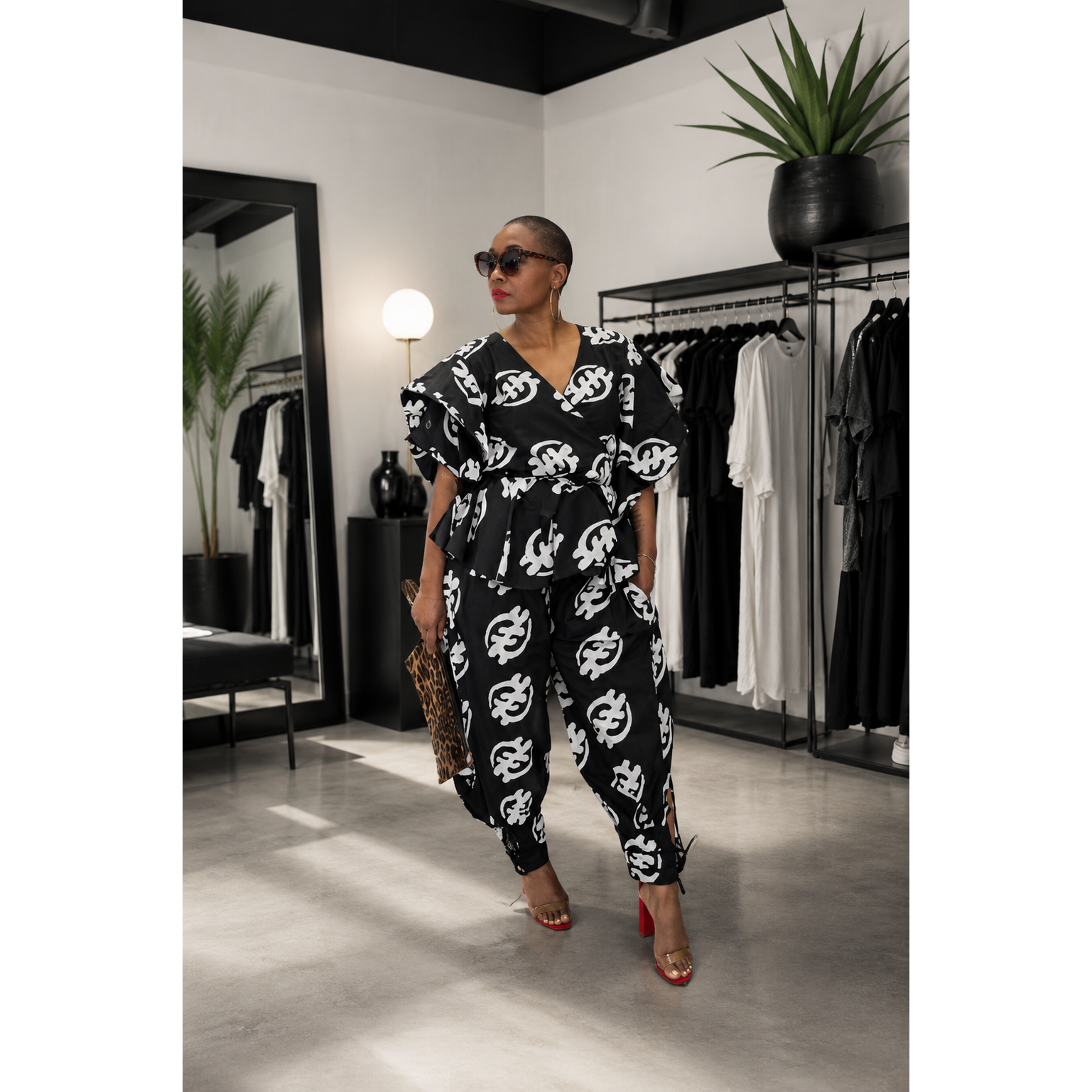Harem Wrap Blouse
