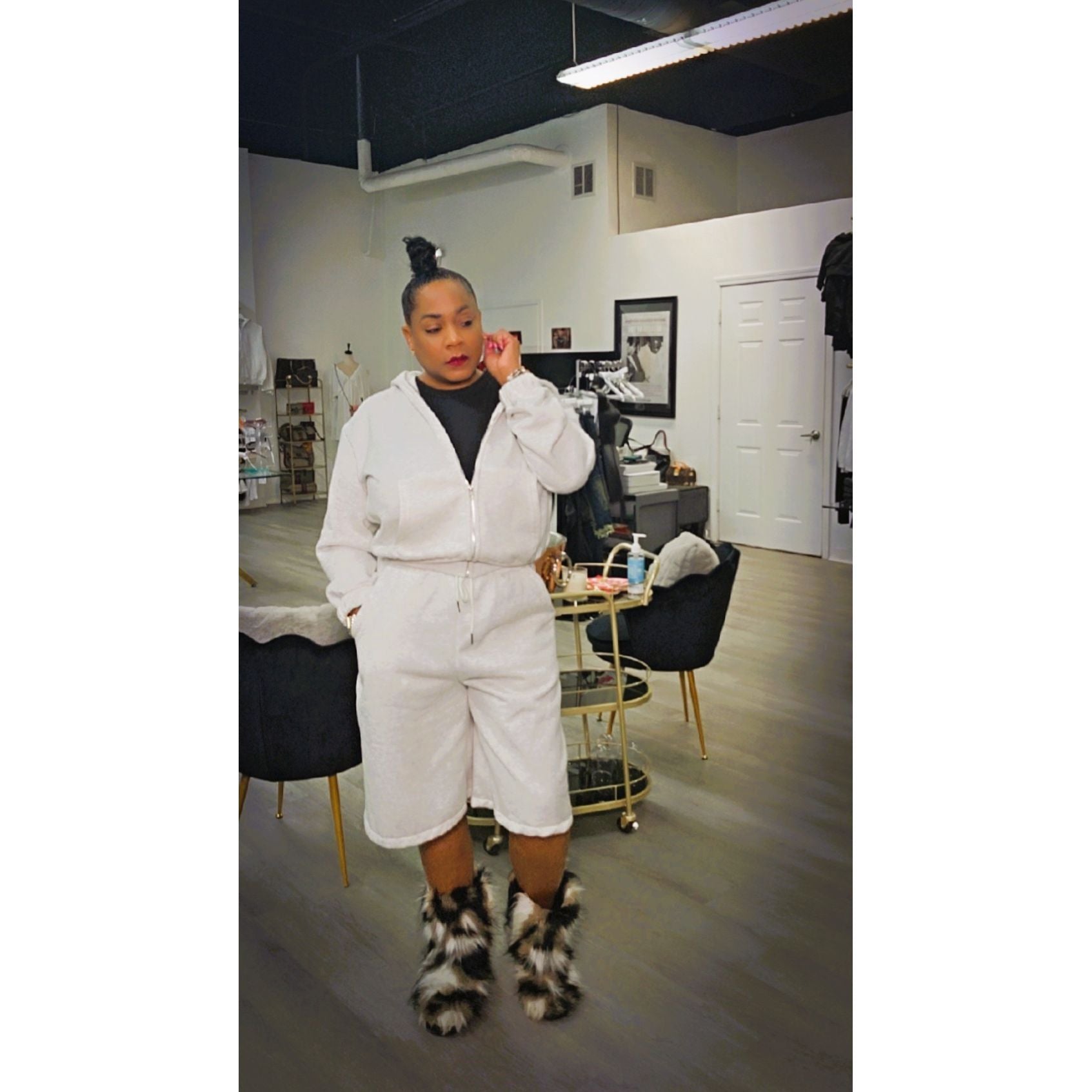 Women’s Hoodie and Jort Sweat Set