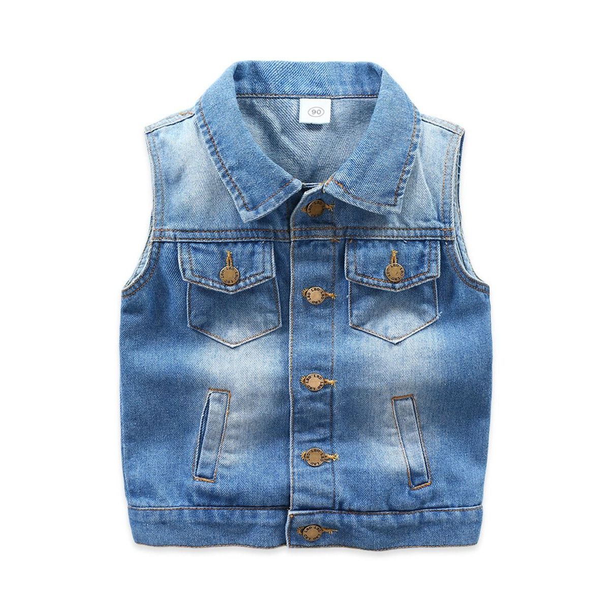Kids Denim Jean Vest from Ashton's Corner kids at DRESSCODE