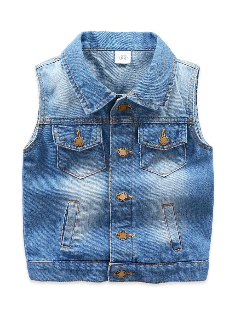 Kids Denim Jean Vest from Ashton's Corner kids at DRESSCODE