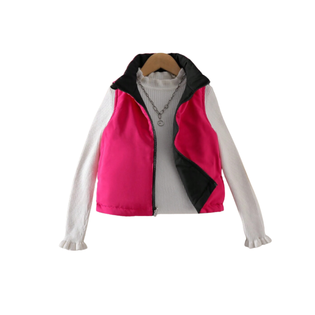 Girls Reversible Puffer Vest from Ashton's Corner kids at DRESSCODE, view 2