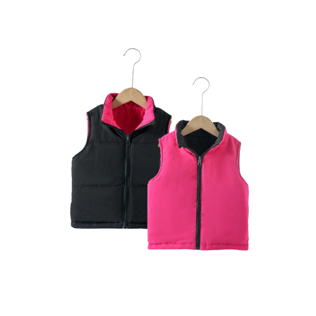 Girls Reversible Puffer Vest from Ashton's Corner kids at DRESSCODE