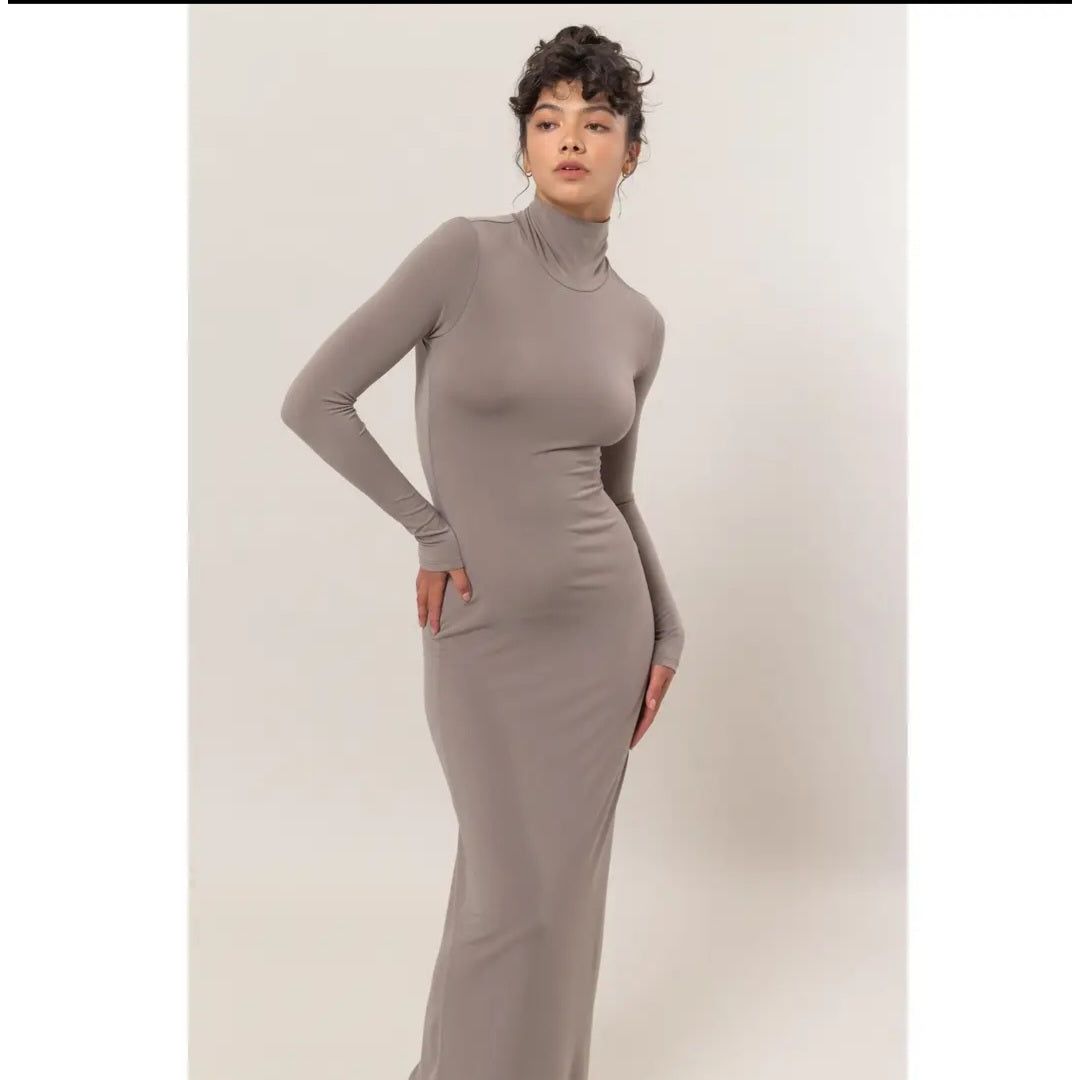 Turtleneck Bodycon Dress