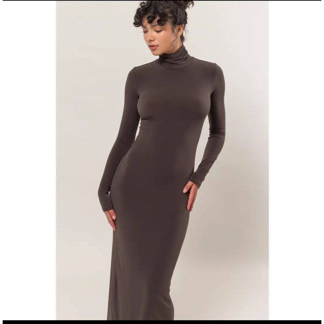 Turtleneck Bodycon Dress