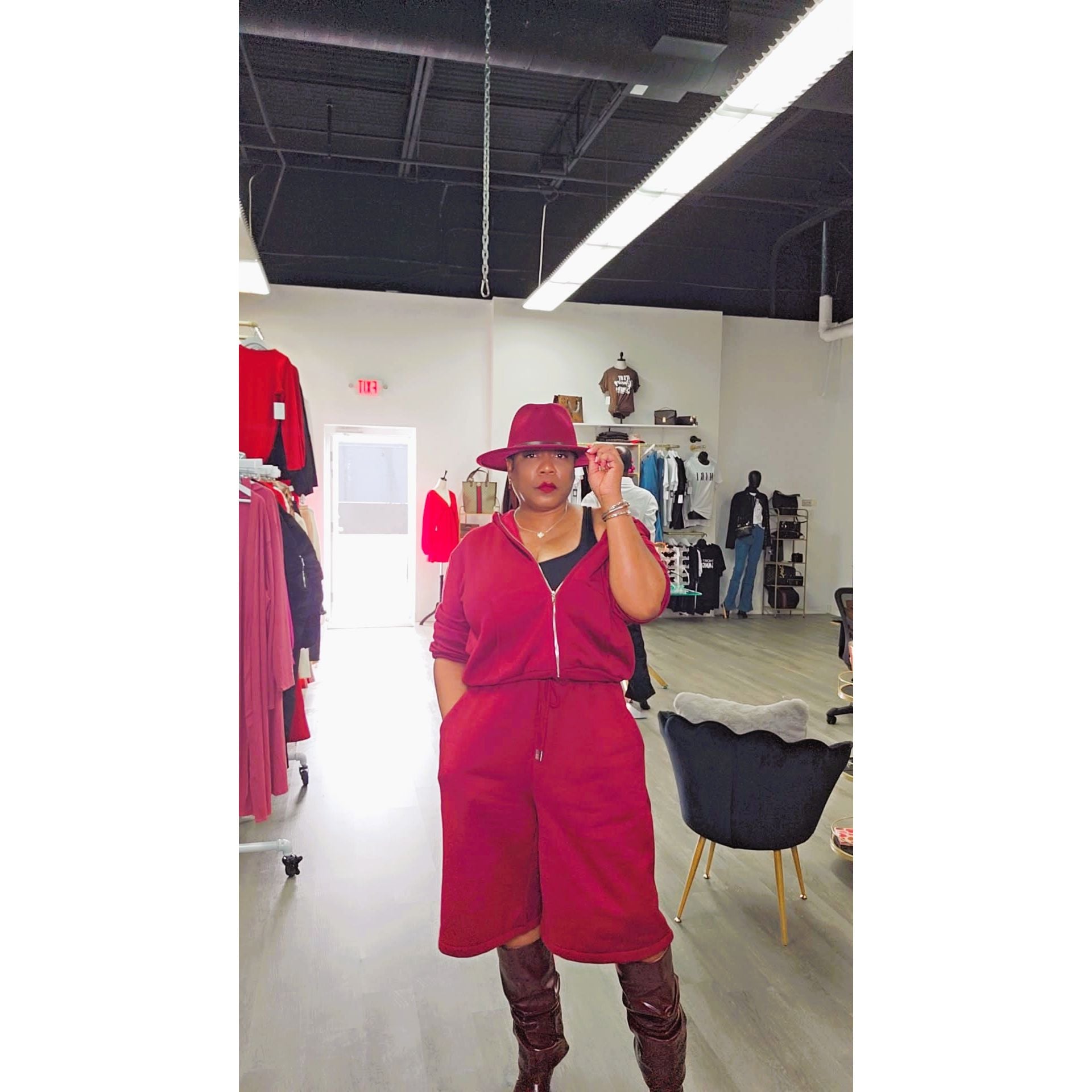 Women’s Hoodie and Jort Sweat Set