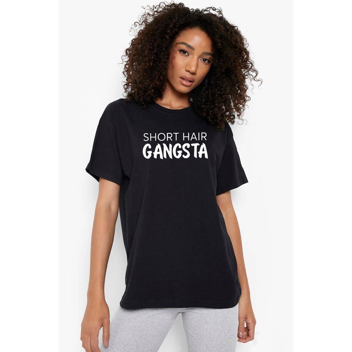 Short Hair Gangsta TShirt