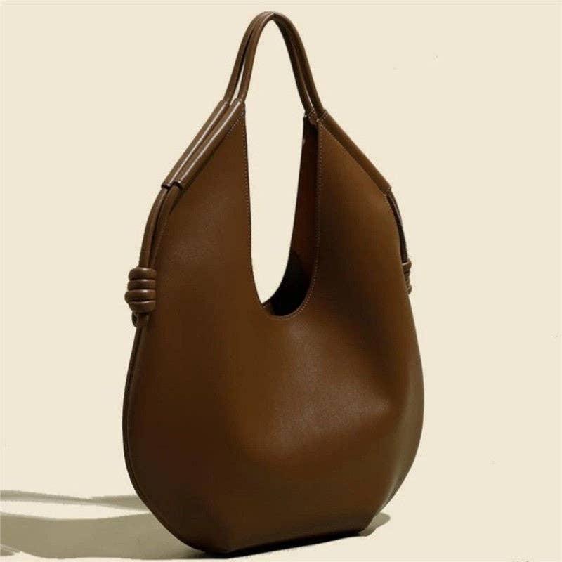 Large Capacity Commuter PU Shoulder Bag