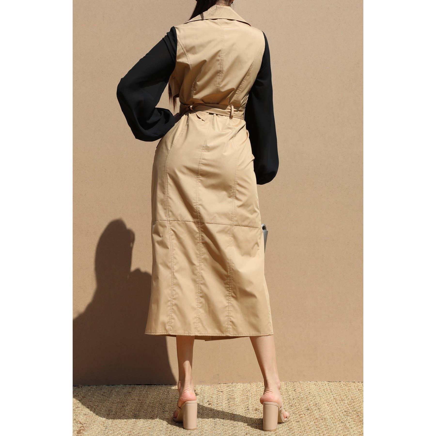 C-Suite Trench Coat Dress