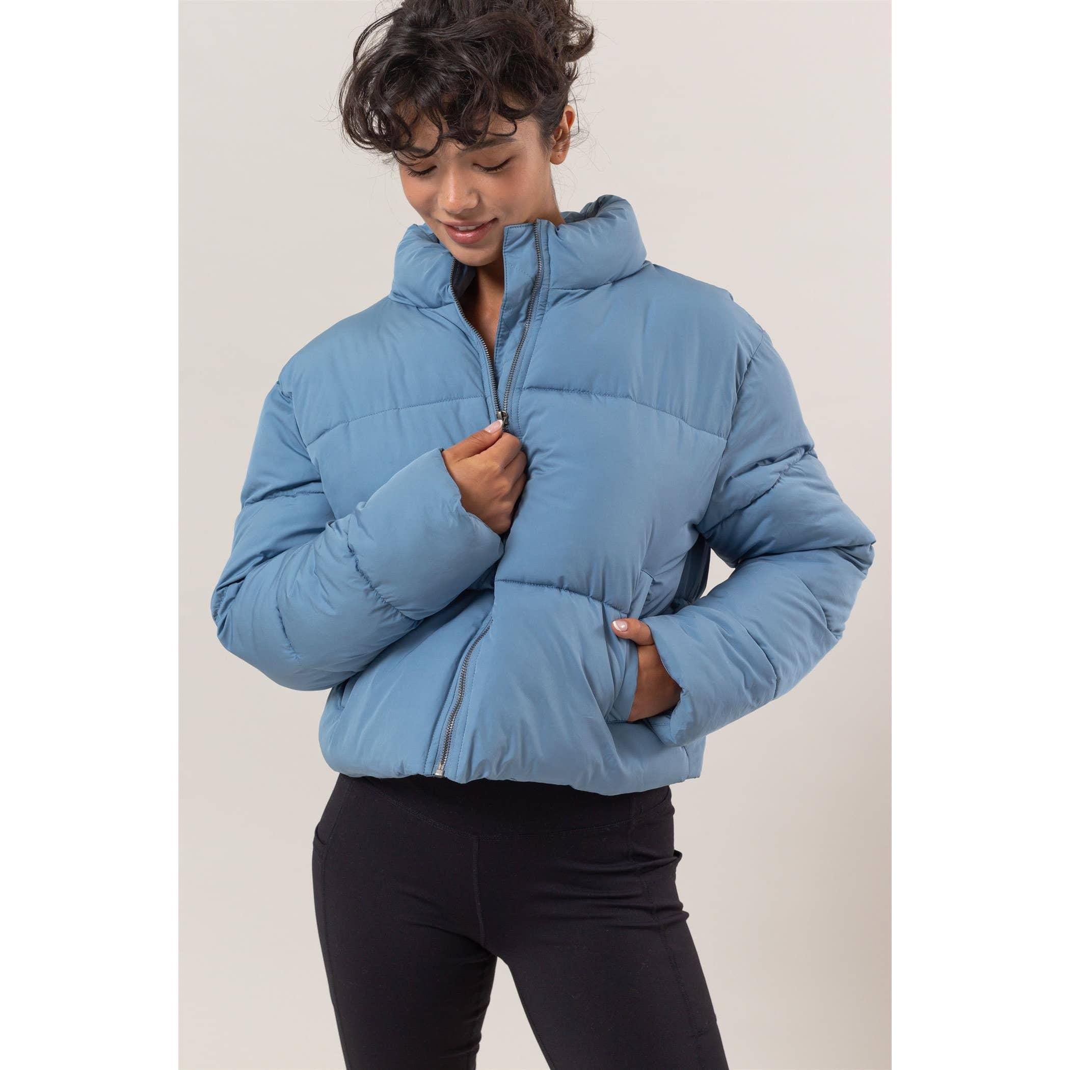 Blue Puffer Jacket