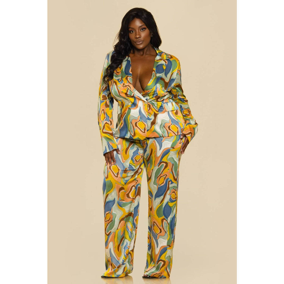 HER Cow Print Power Suit main image 0