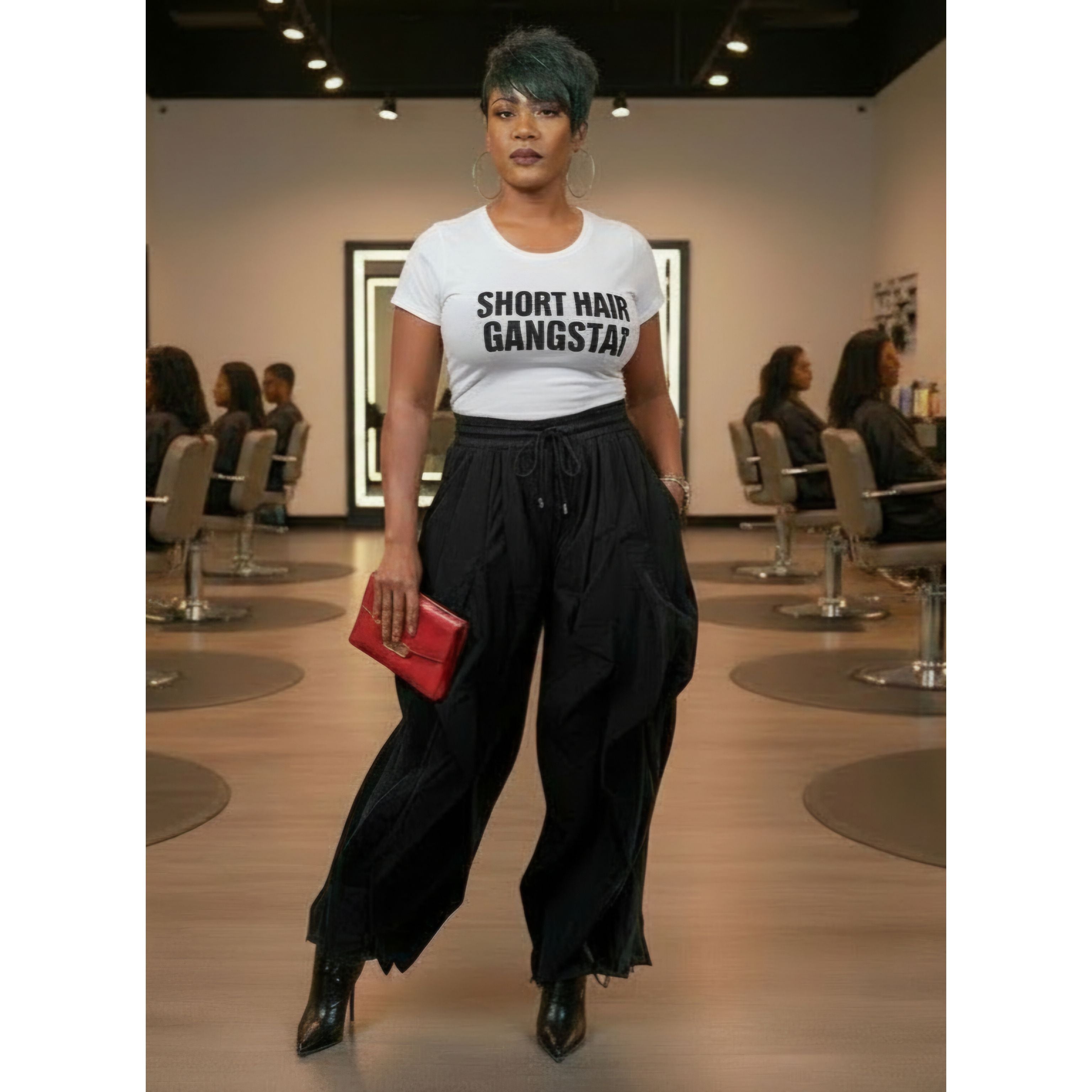 Short Hair Gangsta TShirt