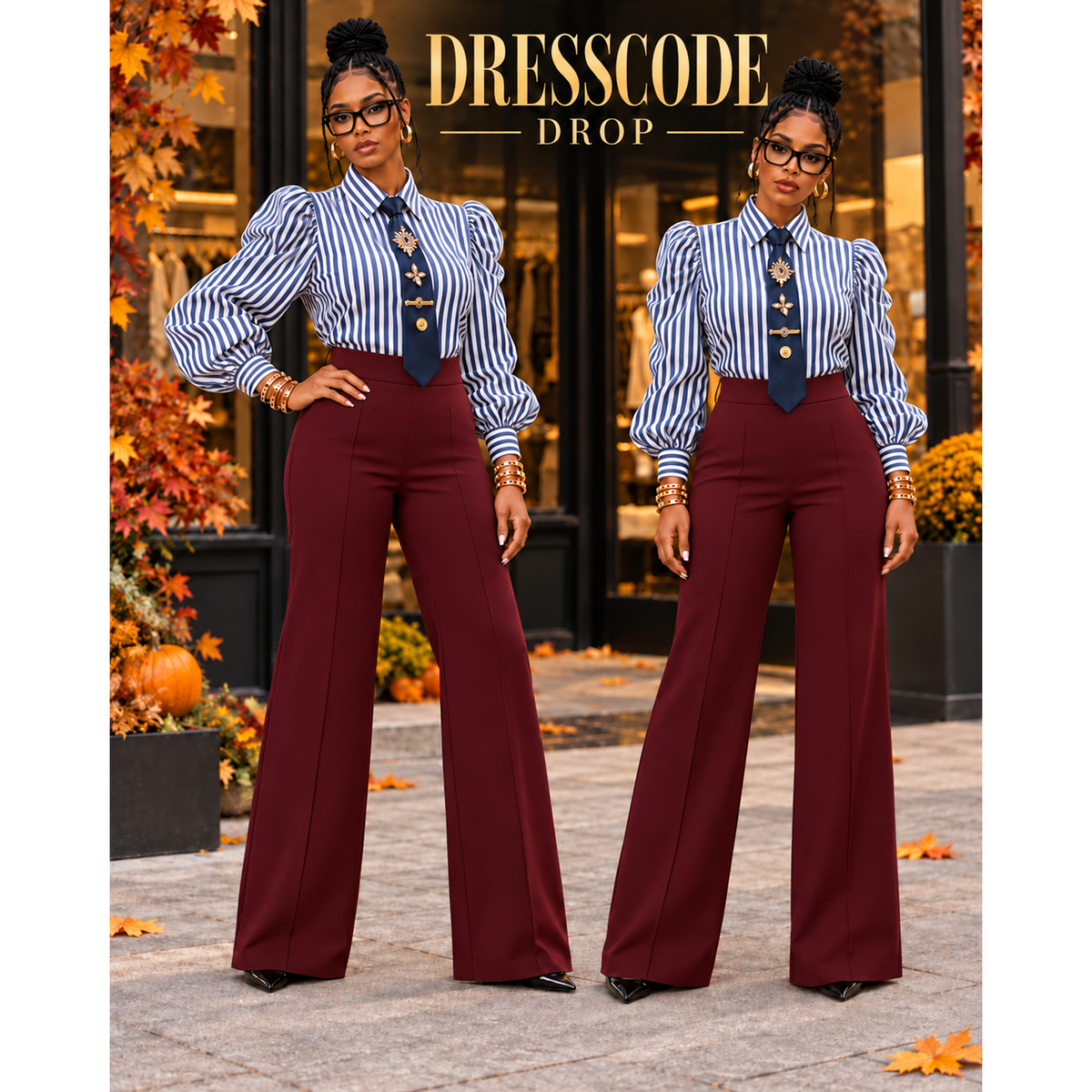 High Waist Wide Leg Pant