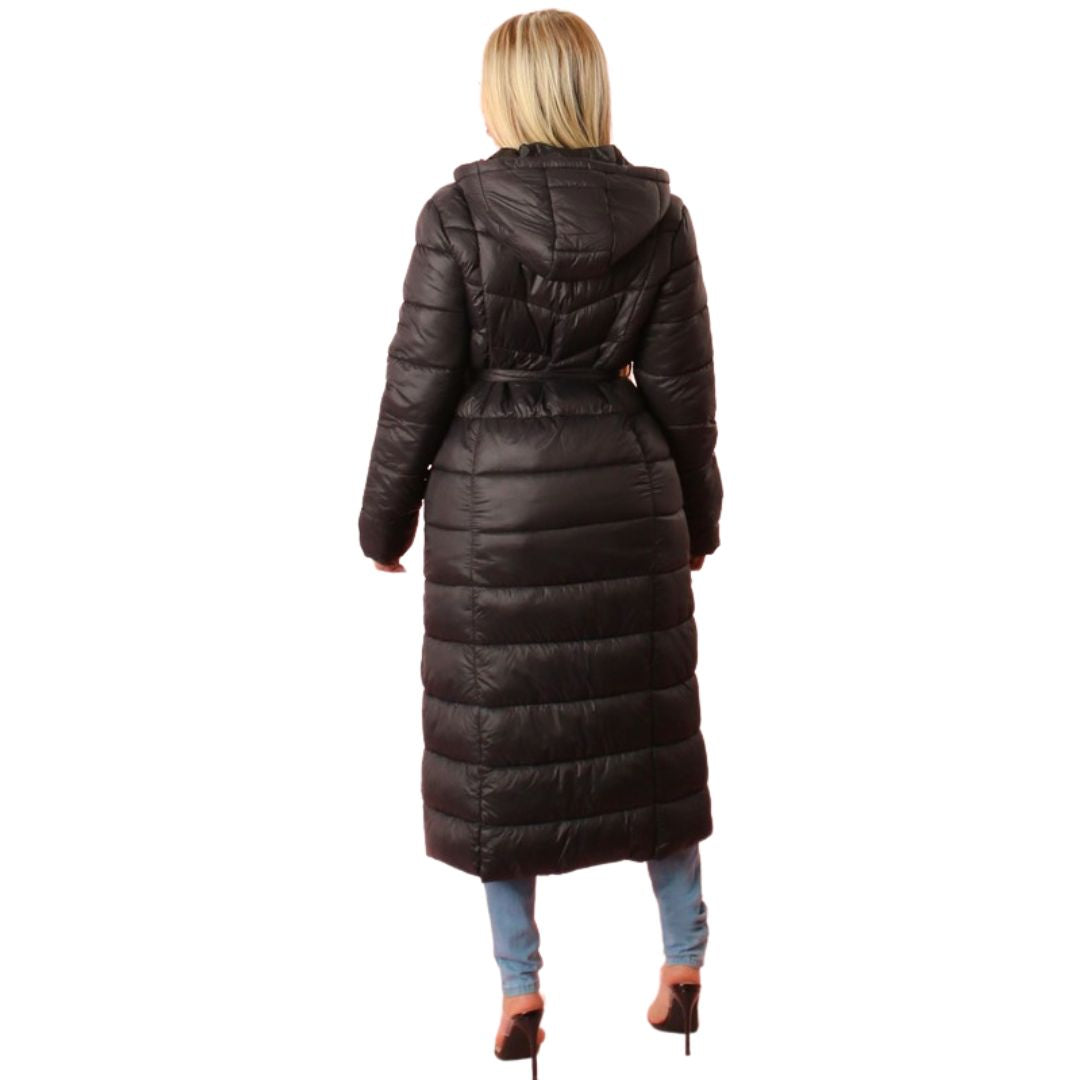 Women’s Warm Days Black Puffer Coat