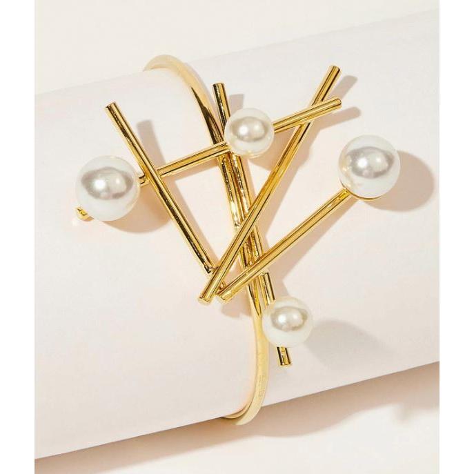 Pearl Bar Cuff