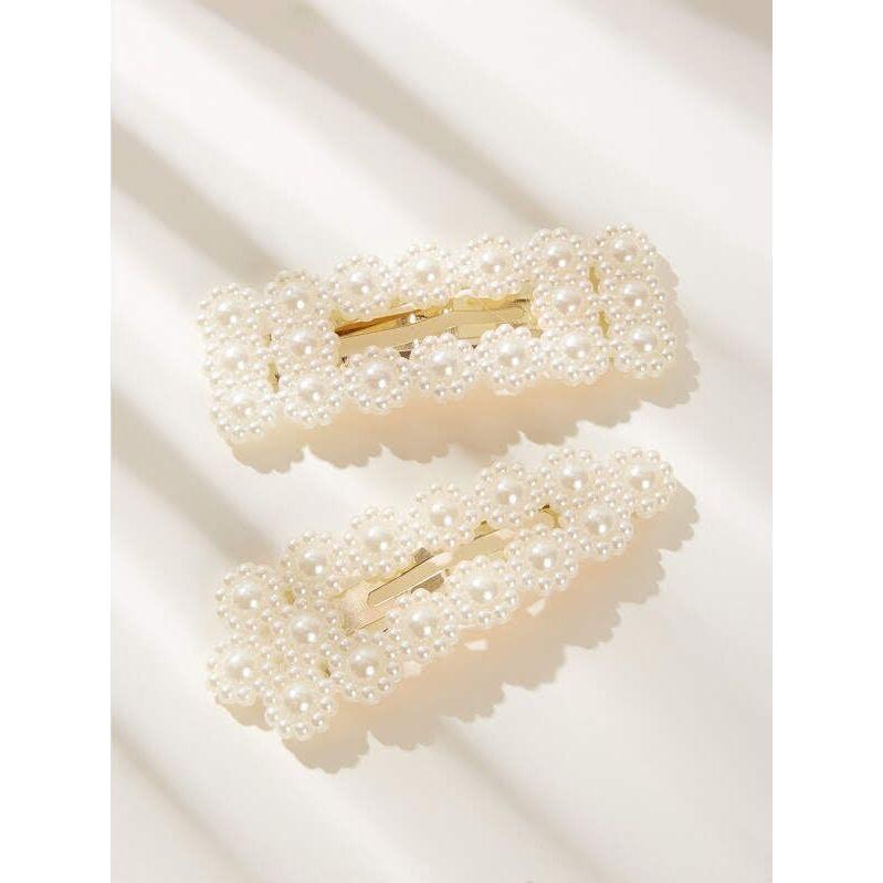 Faux Pearl Hair Clip