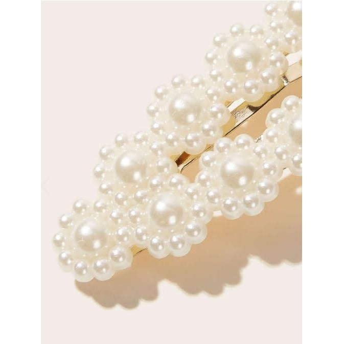 Faux Pearl Hair Clip