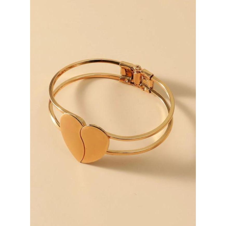 Heart Felt Cuff Bangle Bracelet